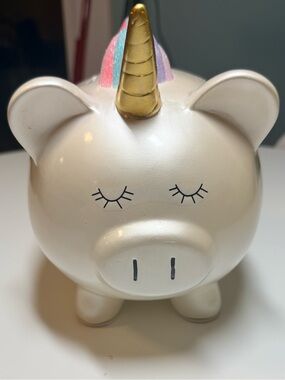 Club Libby Lu Unicorn Pig Piggy Bank. Let your inner unicorn shine.